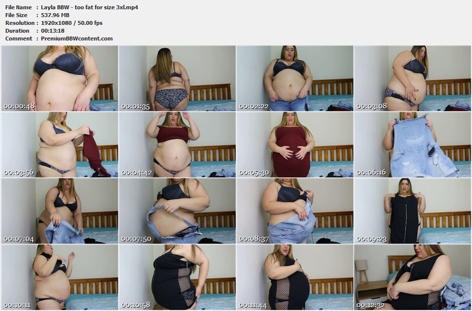 Layla BBW - too fat for size 3xl thumbnails