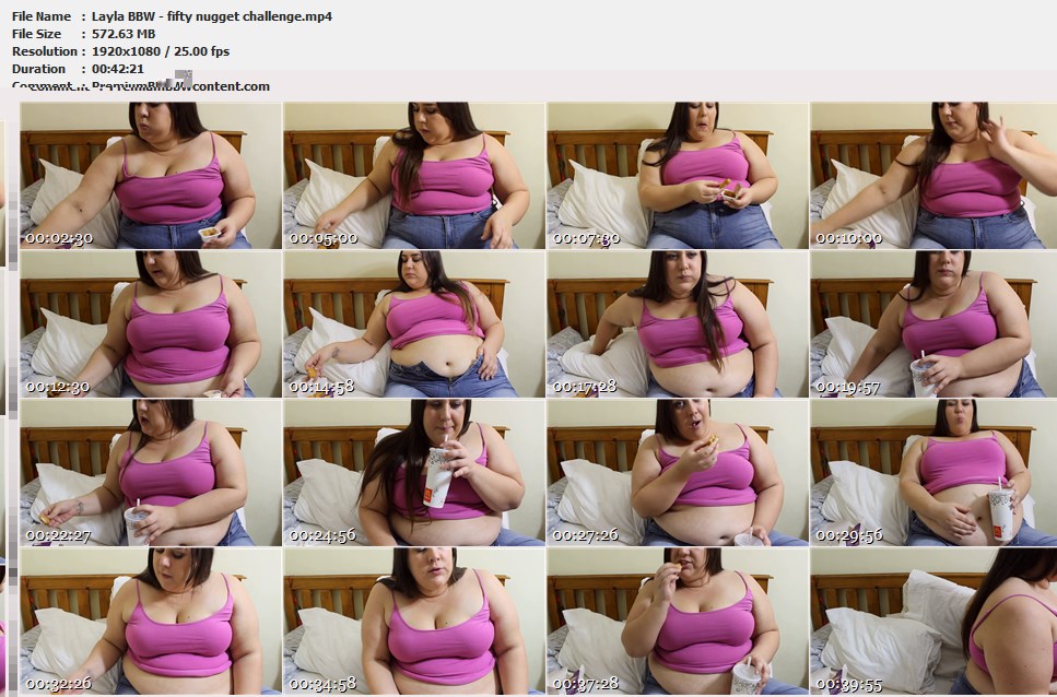 Layla BBW - fifty nugget challenge thumbnails