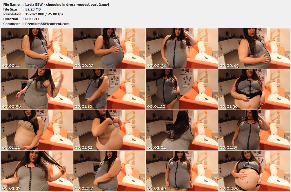 Layla BBW - chugging in dress request part 2 thumbnails