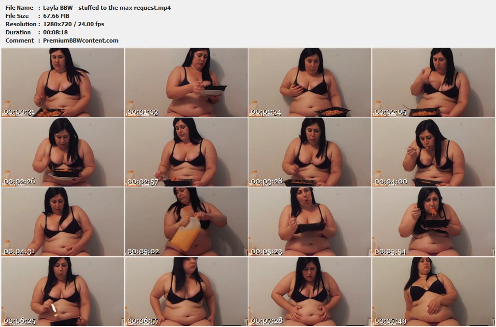 Layla BBW - stuffed to the max request thumbnails