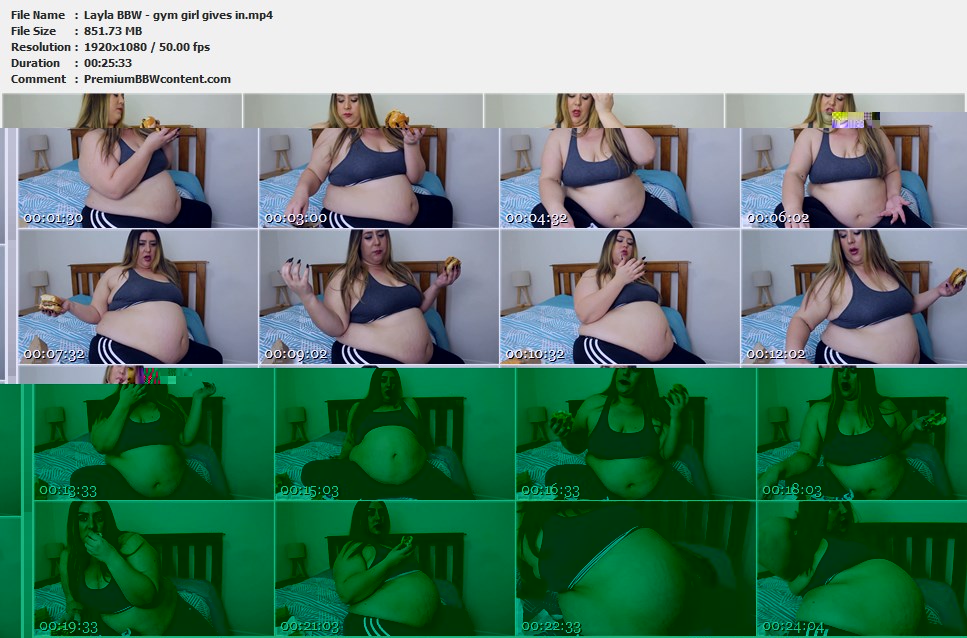 Layla BBW - gym girl gives in thumbnails