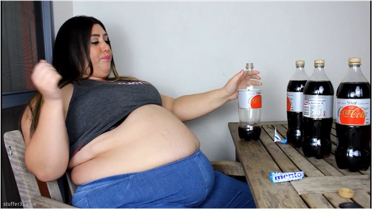 Layla BBW - diet coke and mentos bloat