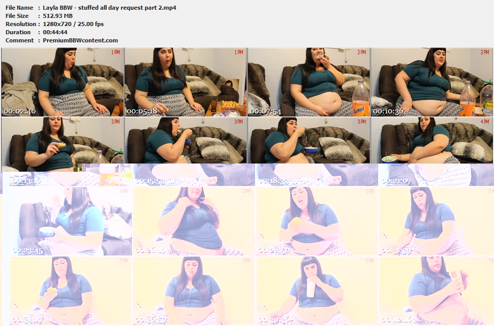 Layla BBW - stuffed all day request part 2 thumbnails