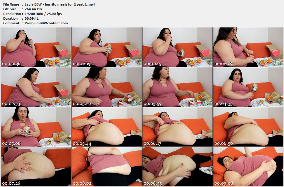 Layla BBW - burrito meals for 2 part 2 thumbnails