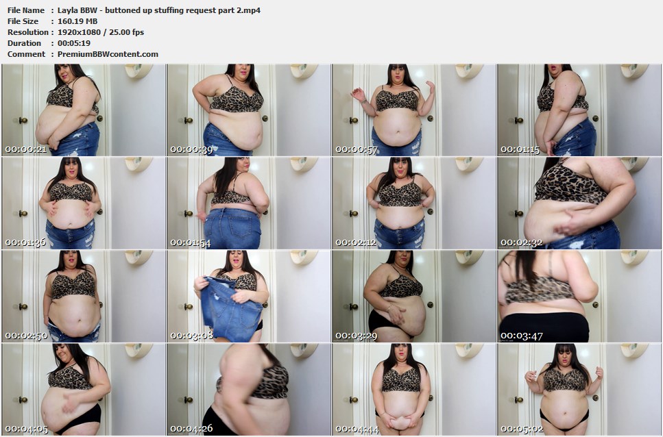 Layla BBW - buttoned up stuffing request part 2 thumbnails