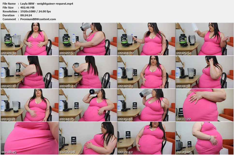 Layla BBW - weightgainer request thumbnails