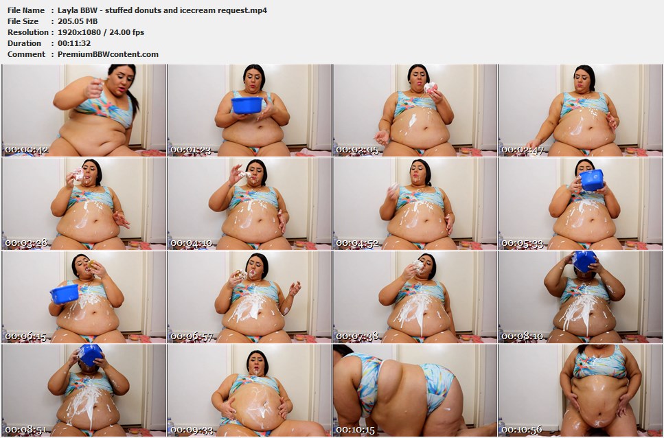 Layla BBW - stuffed donuts and icecream request thumbnails
