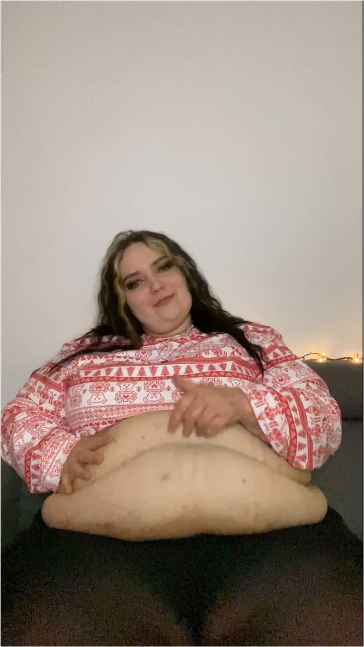 Curvage PinkBubblePig - Christmas Belly Play