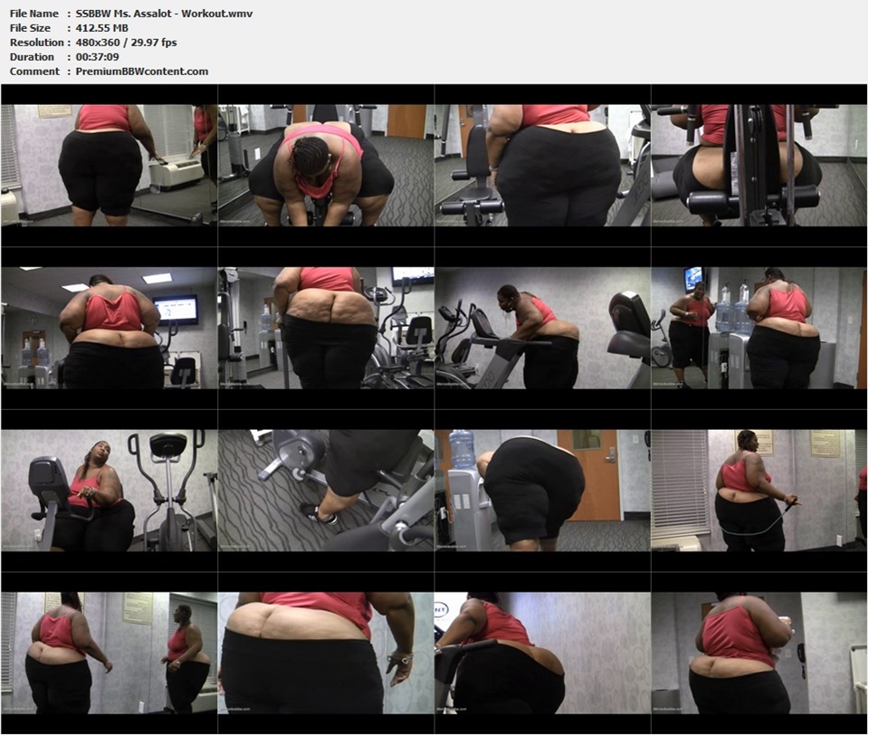 SSBBW Ms. Assalot - Workout thumbnails