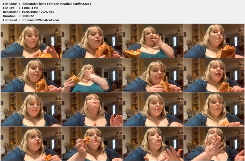 Pleasantly Plump Fat Face Meatball Stuffing thumbnails