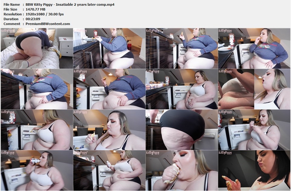 BBW Kitty Piggy - Insatiable 2 years later comp thumbnails
