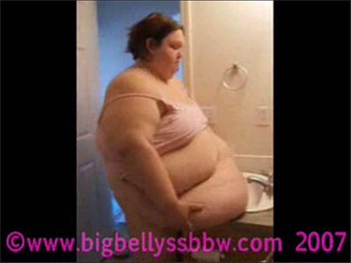 BigBellySSBBW - BellyandMirror1