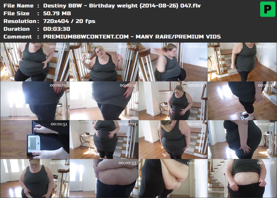 Destiny BBW - Birthday weight (2014-08-26) 047 thumbnails