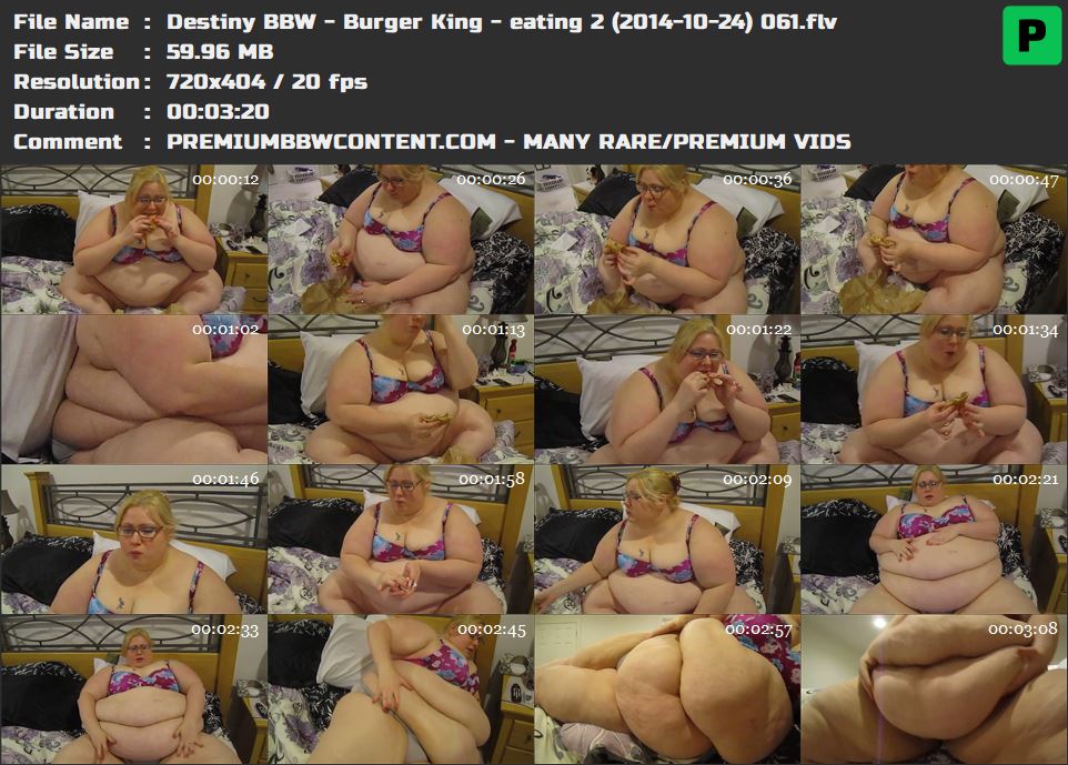 Destiny BBW - Burger King - eating 2 (2014-10-24) 061 thumbnails