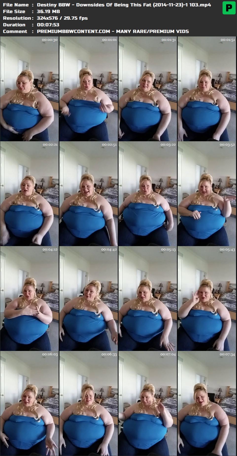 Destiny BBW - Downsides Of Being This Fat (2014-11-23)-1 103 thumbnails