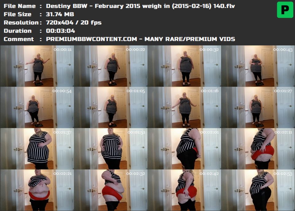 Destiny BBW - February 2015 weigh in (2015-02-16) 140 thumbnails
