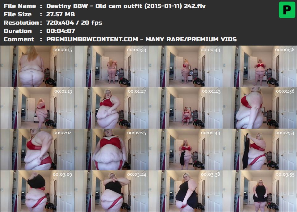 Destiny BBW - Old cam outfit (2015-01-11) 242 thumbnails