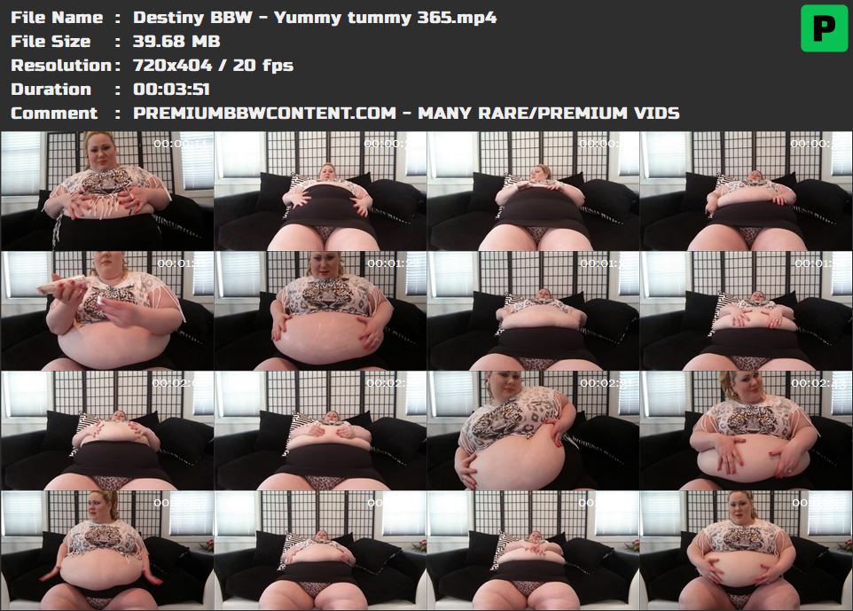 Destiny BBW - Yummy tummy 365 thumbnails