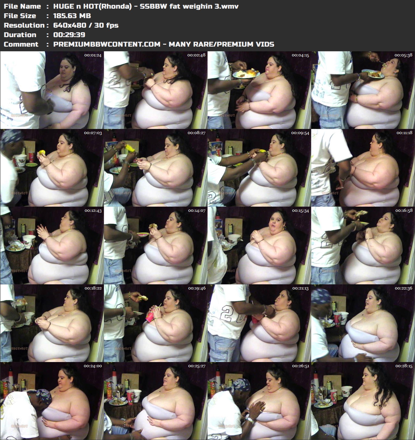 HUGE n HOT(Rhonda) - SSBBW fat weighin 3 thumbnails