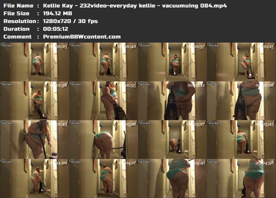 Kellie Kay - 232video-everyday kellie - vacuumuing 084 thumbnails