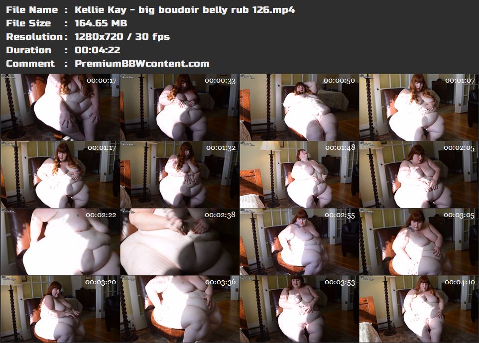 Kellie Kay - big boudoir belly rub 126 thumbnails