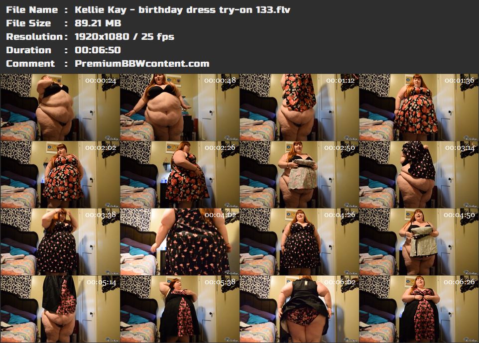 Kellie Kay - birthday dress try-on 133 thumbnails