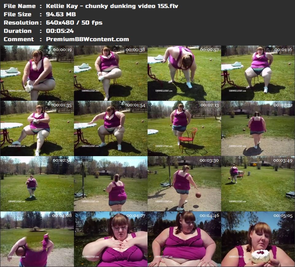 Kellie Kay - chunky dunking video 155 thumbnails