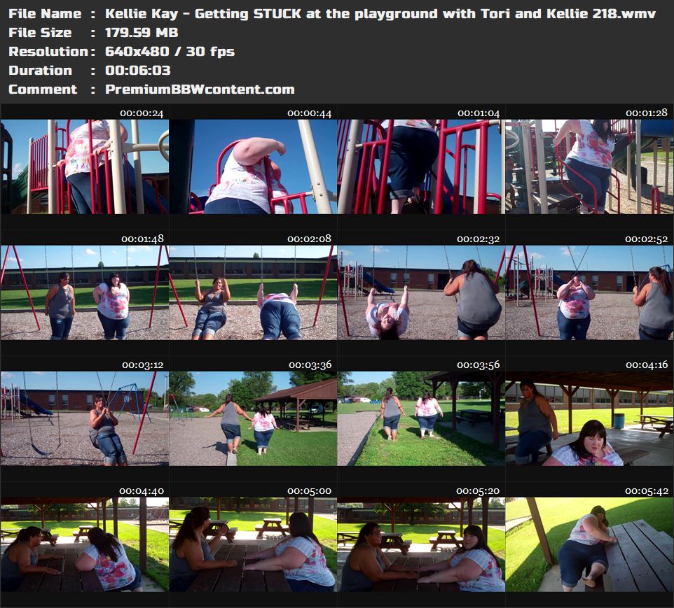 Kellie Kay - Getting STUCK at the playground with Tori and Kellie 218 thumbnails