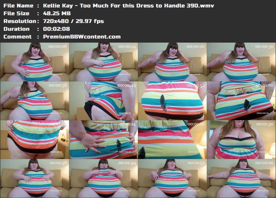 Kellie Kay - Too Much For this Dress to Handle 390 thumbnails