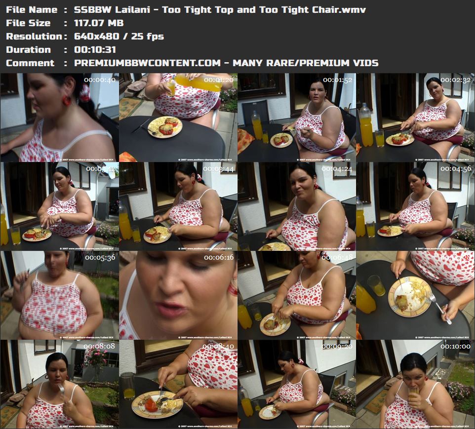 SSBBW Lailani - Too Tight Top and Too Tight Chair thumbnails