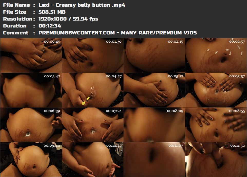 Lexi - Creamy belly button  thumbnails