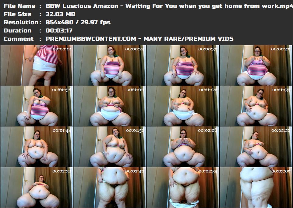 BBW Luscious Amazon - Waiting For You when you get home from work thumbnails
