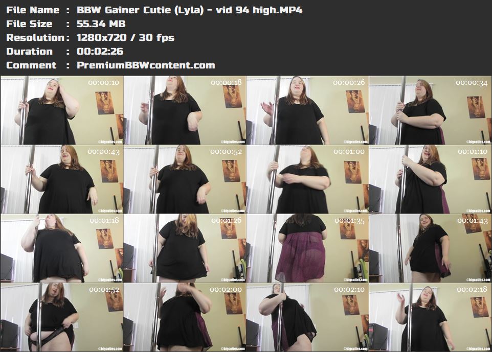 BBW Gainer Cutie (Lyla) - vid 94 high thumbnails