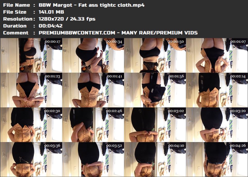 BBW Margot - Fat ass tightc cloth thumbnails