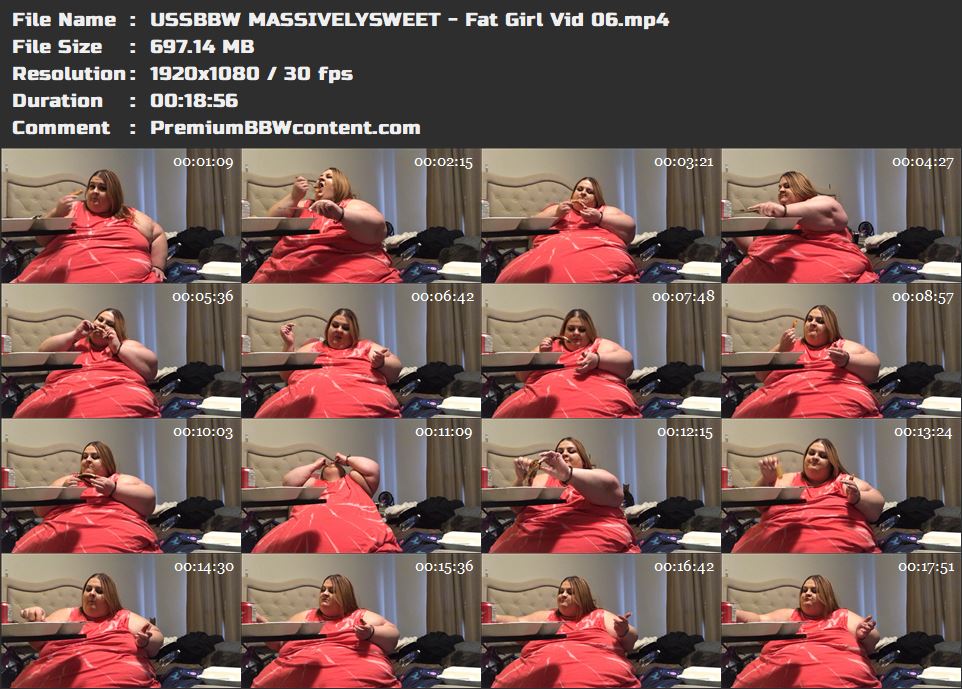 USSBBW MASSIVELYSWEET - Fat Girl Vid 06 thumbnails