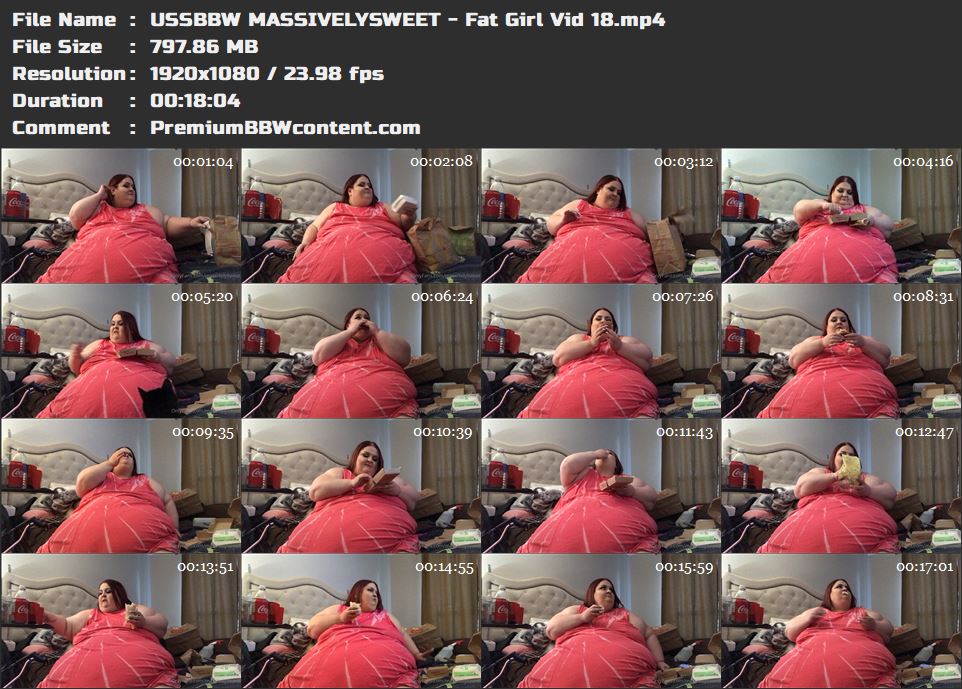 USSBBW MASSIVELYSWEET - Fat Girl Vid 18 thumbnails