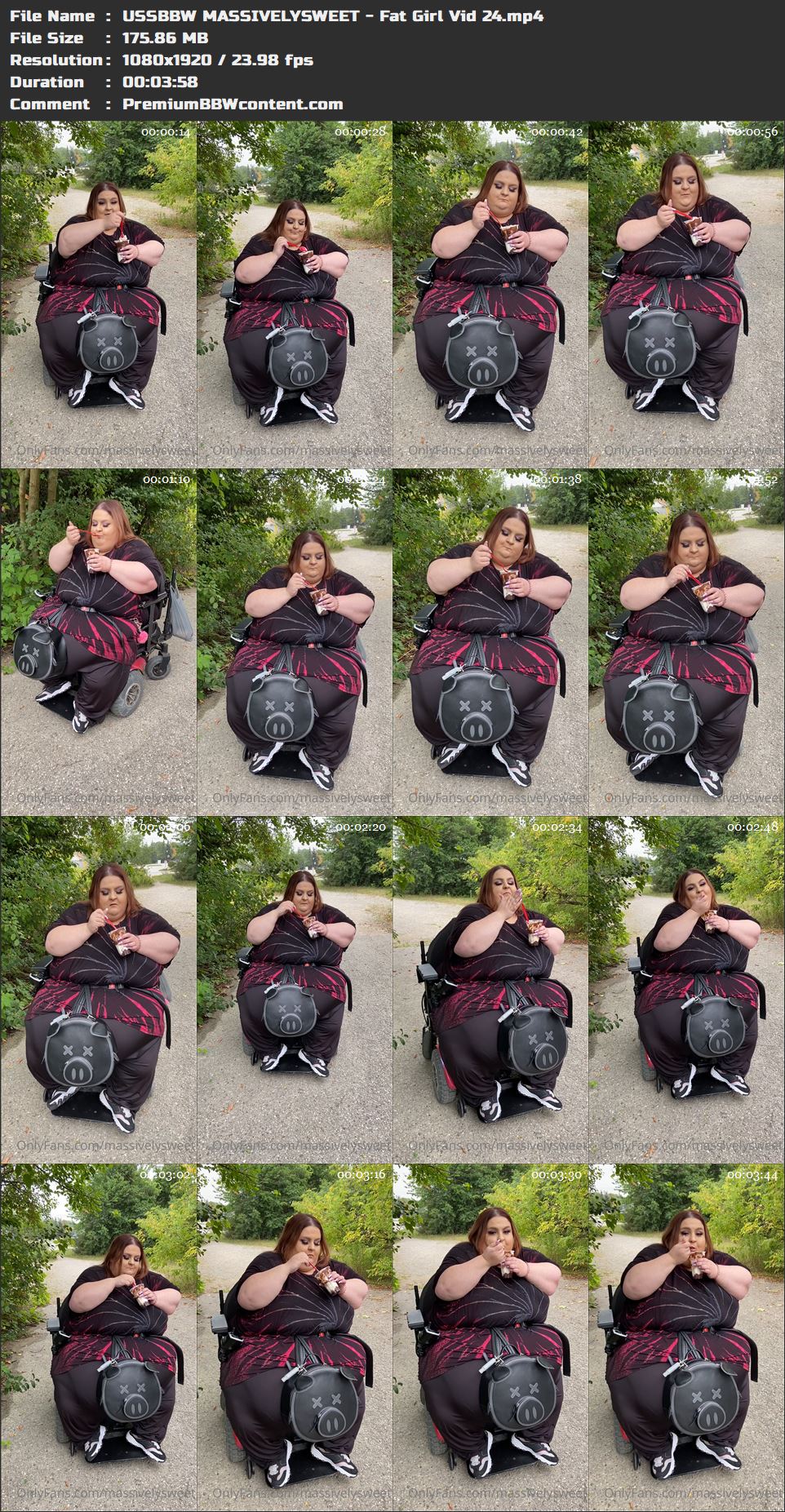 USSBBW MASSIVELYSWEET - Fat Girl Vid 24 thumbnails