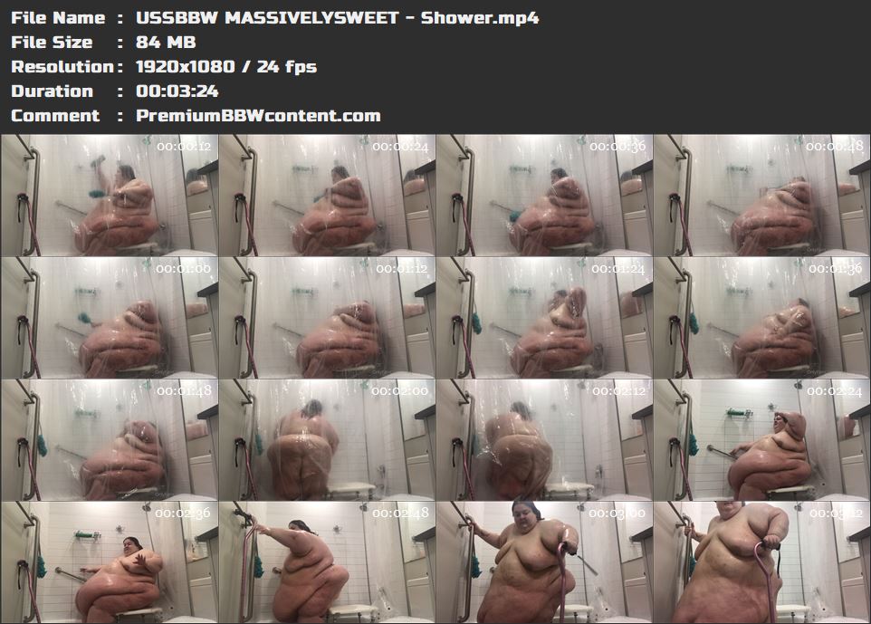 USSBBW MASSIVELYSWEET - Shower thumbnails