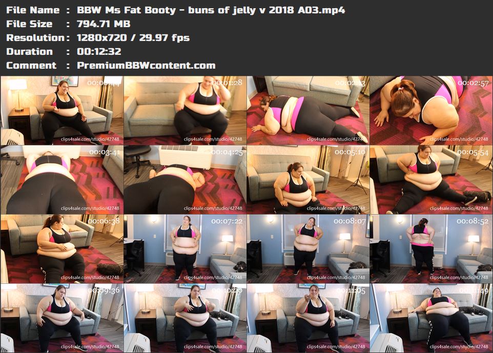 BBW Ms Fat Booty - buns of jelly v 2018 A03 thumbnails