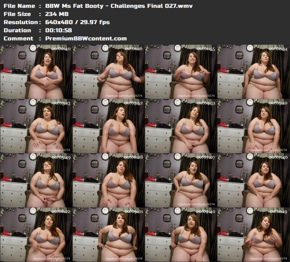 BBW Ms Fat Booty - Challenges Final 027 thumbnails