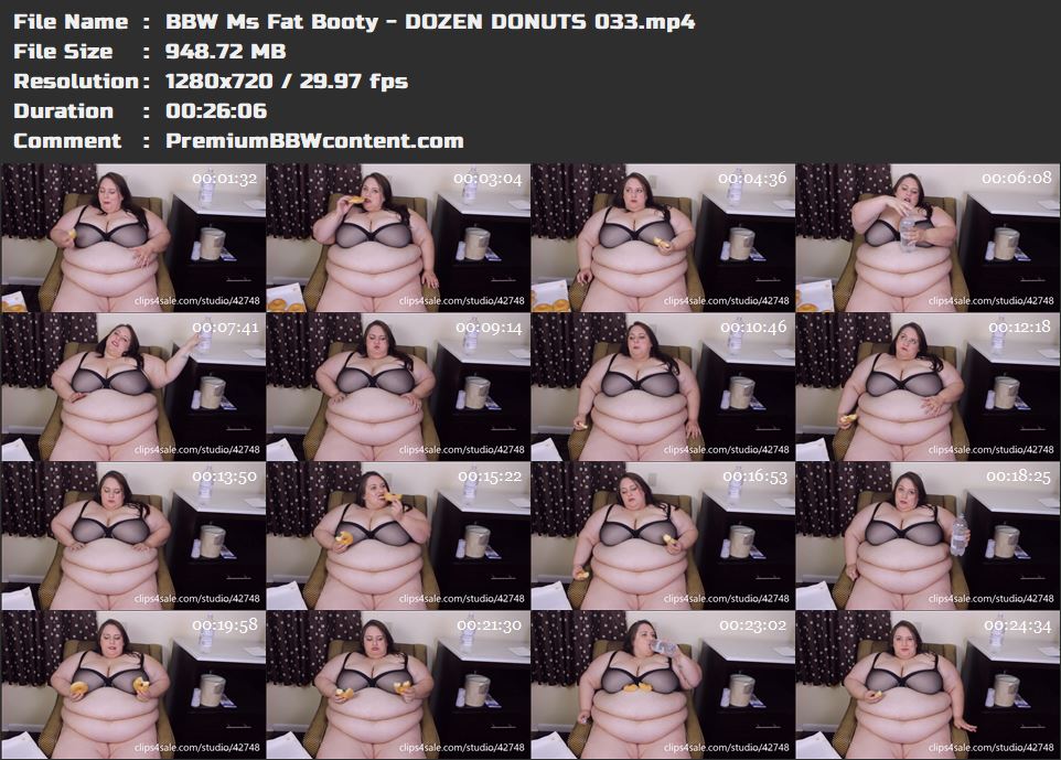 BBW Ms Fat Booty - DOZEN DONUTS 033 thumbnails