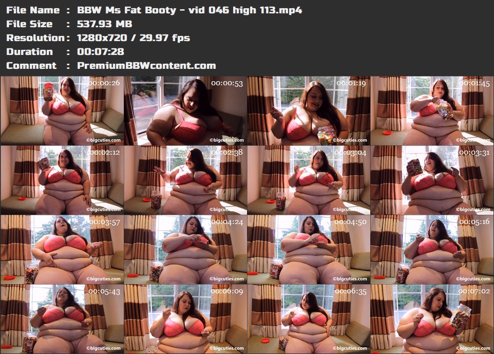 BBW Ms Fat Booty - vid 046 high 113 thumbnails