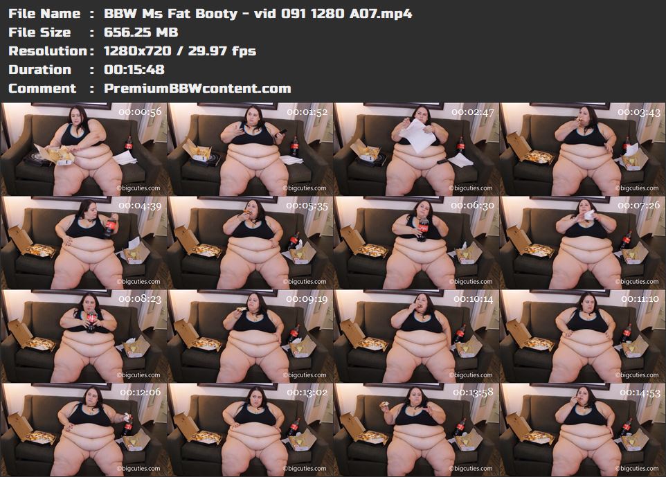 BBW Ms Fat Booty - vid 091 1280 A07 thumbnails