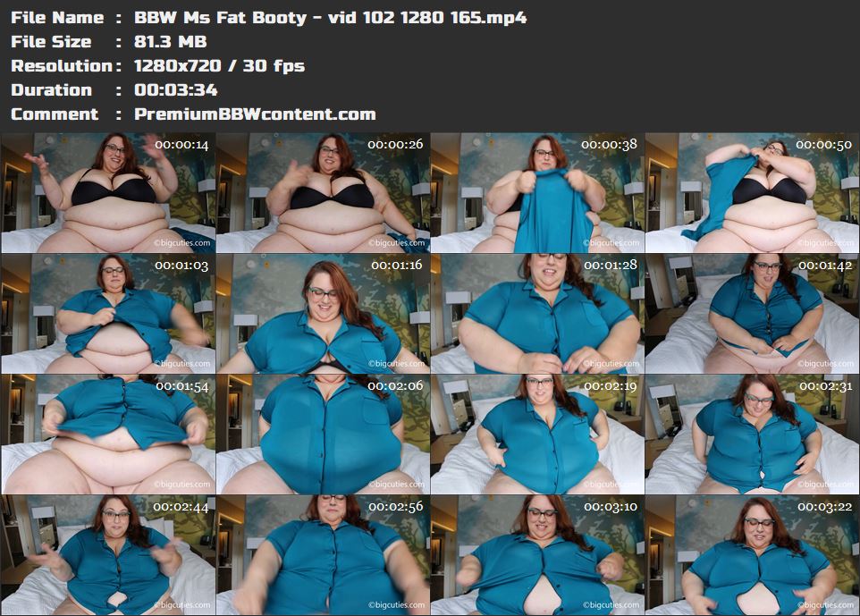 BBW Ms Fat Booty - vid 102 1280 165 thumbnails