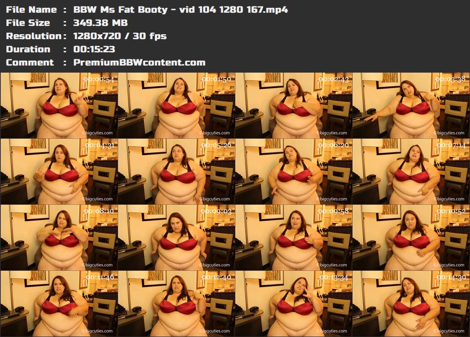 BBW Ms Fat Booty - vid 104 1280 167 thumbnails