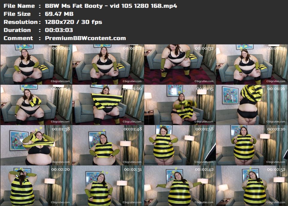 BBW Ms Fat Booty - vid 105 1280 168 thumbnails