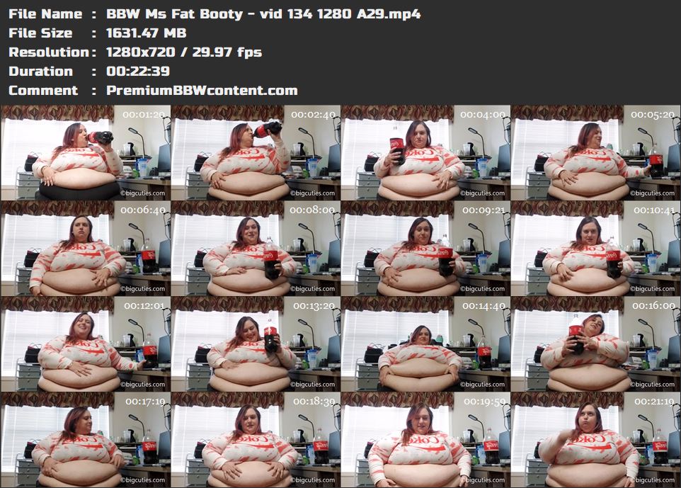 BBW Ms Fat Booty - vid 134 1280 A29 thumbnails