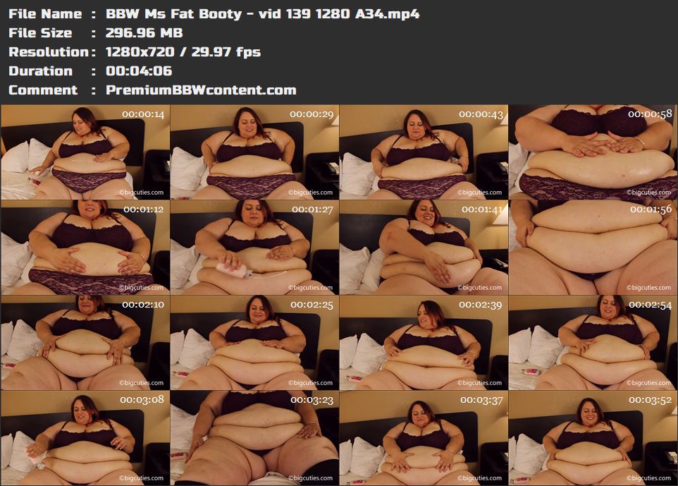 BBW Ms Fat Booty - vid 139 1280 A34 thumbnails