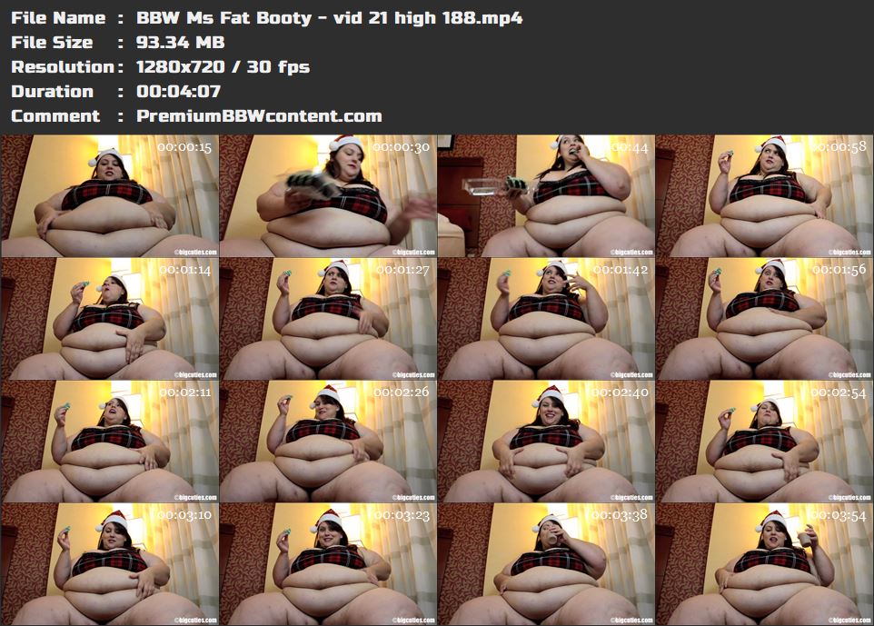 BBW Ms Fat Booty - vid 21 high 188 thumbnails