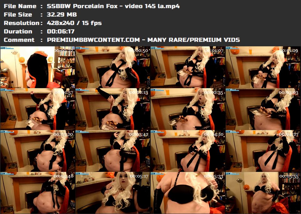 SSBBW Porcelain Fox - video 145 la thumbnails